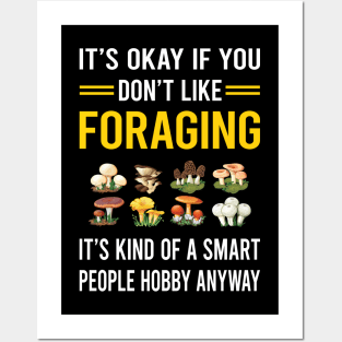 Smart People Hobby Foraging Forage Forager Posters and Art